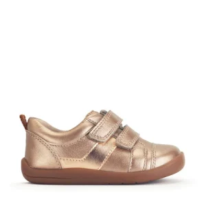 Start-Rite | Maze | Girls Casual Velcro Shoe | Rose Gold Leather