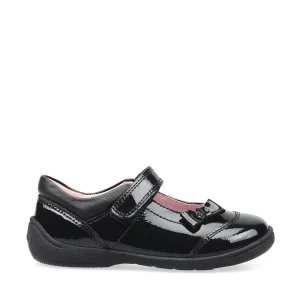 Start-Rite | Twizzle | Girls Pre-School Velcro Shoe | Black Patent