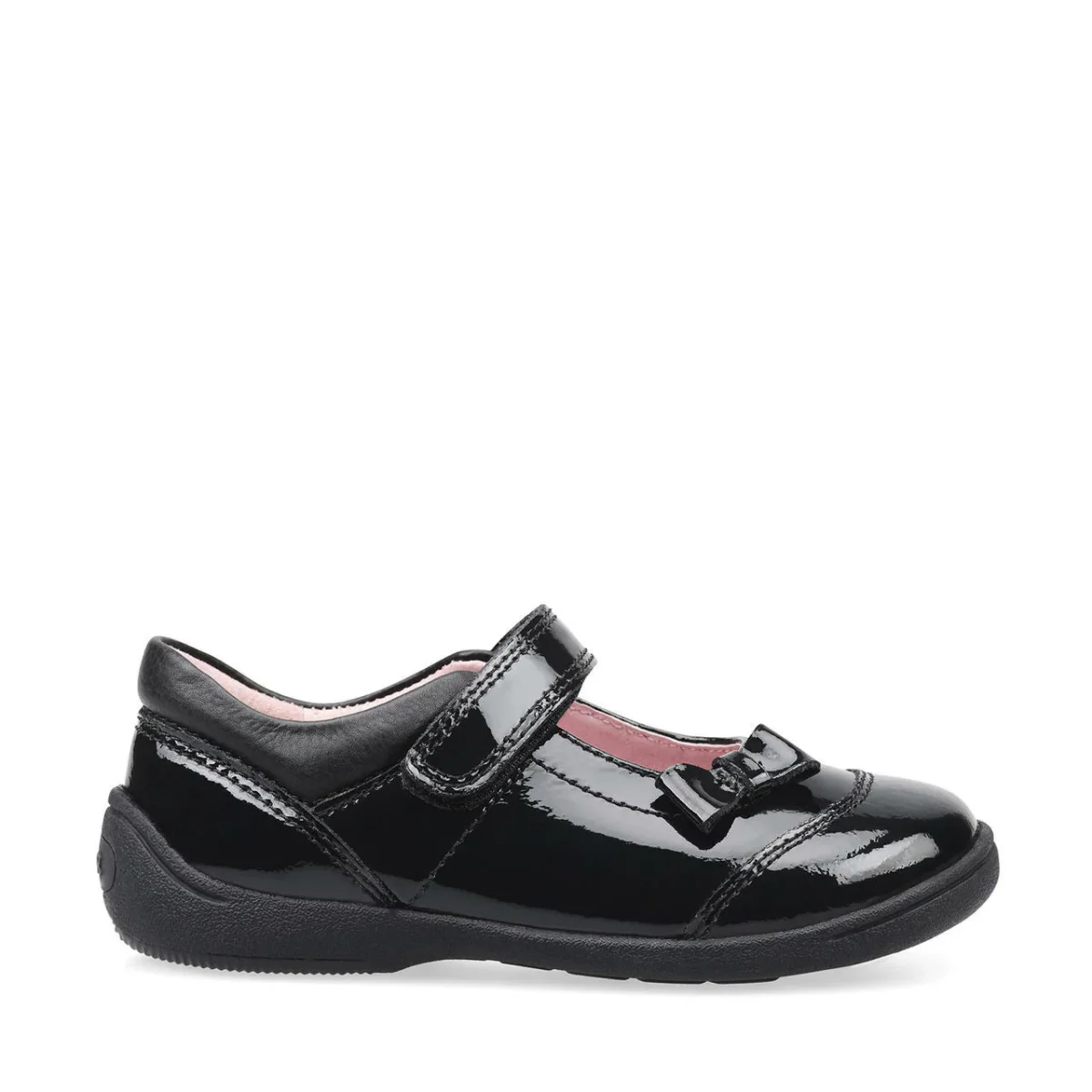 Start-Rite | Twizzle | Girls Pre-School Velcro Shoe | Black Patent