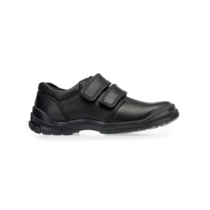 Start-Rite | Engineer | Boys Velcro School Shoes | Black Leather