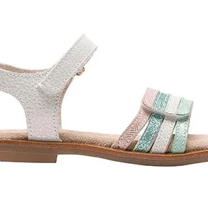 Bopy | Espavel | Girls Open Toe Sandal | Blanc/White/Multi
