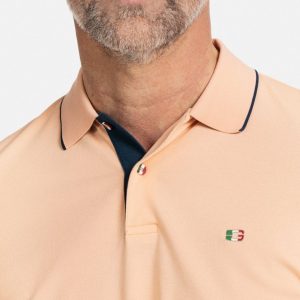 Giordano Mens Polo Shirt 416587 Col 25 Apricot