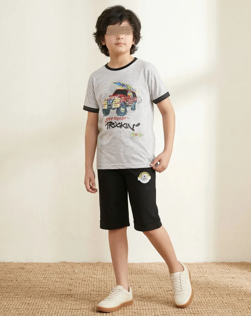 -BOYS 2 PIECE CLOTHING SET (MINOR FAULT)- - Image 2