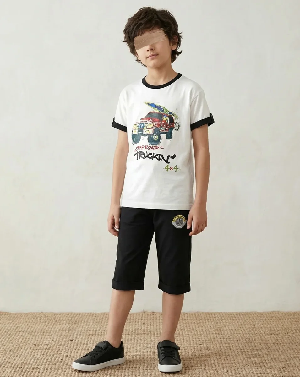 -BOYS 2 PIECE CLOTHING SET (MINOR FAULT)- - Image 3