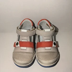 GBB | Sorel Boys Closed Toe Sandals | Grey and Red | Size EU20 / UK4