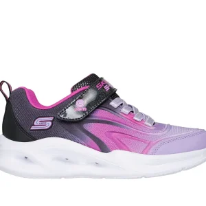 Skechers | Sola Glow Color Breeze | 303713L | Girls Light Up Trainer | Black Multi